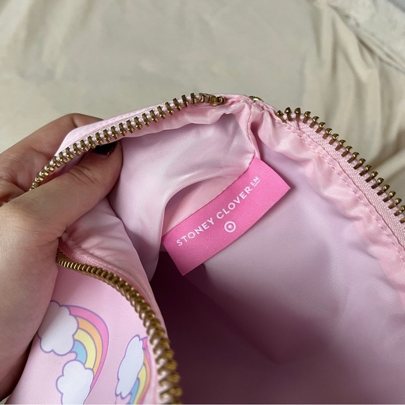 Stoney Clover Lane x Target Light Pink Rainbow Print Flat Pouch - Picture 4 of 4